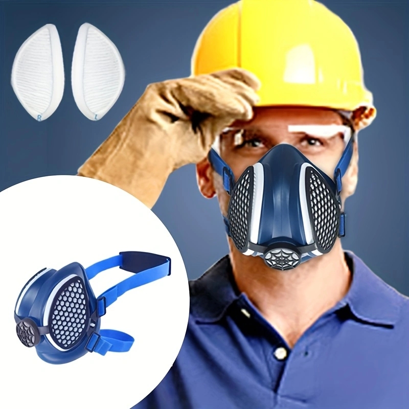 Kn95 Respirator Mask - Силиконовая полумаска-респиратор со сменными и многоразовыми