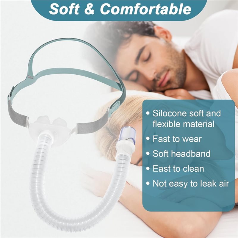 Маска CPAP с трубкой в комплек – обзор и цена Silicone Mask Bracket