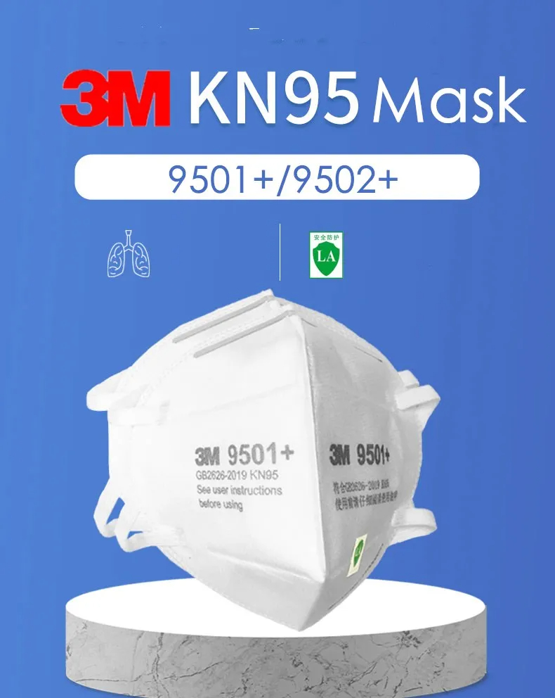 Маска для лица 3M KN95 9501 +/ – обзор и цена 3M Mask 9502+
