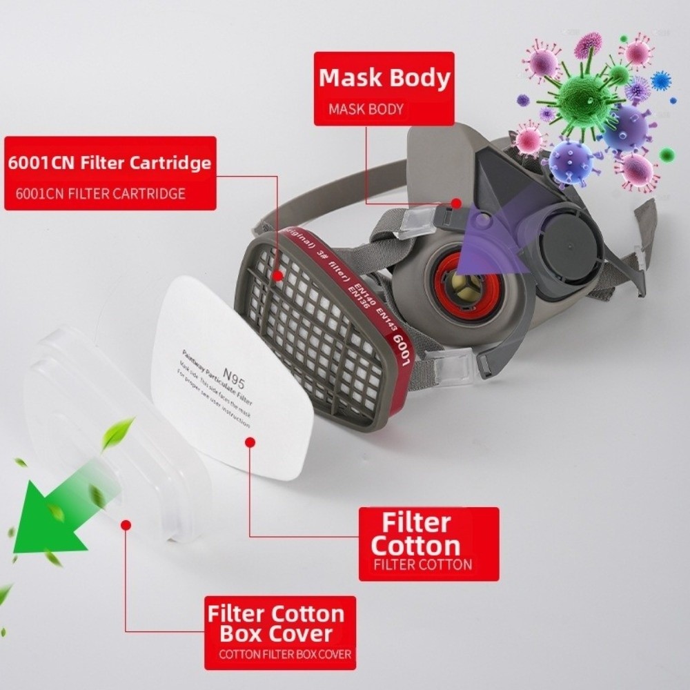 Многоразовый ‌ Профессиональны – обзор и цена Respirator Half Face