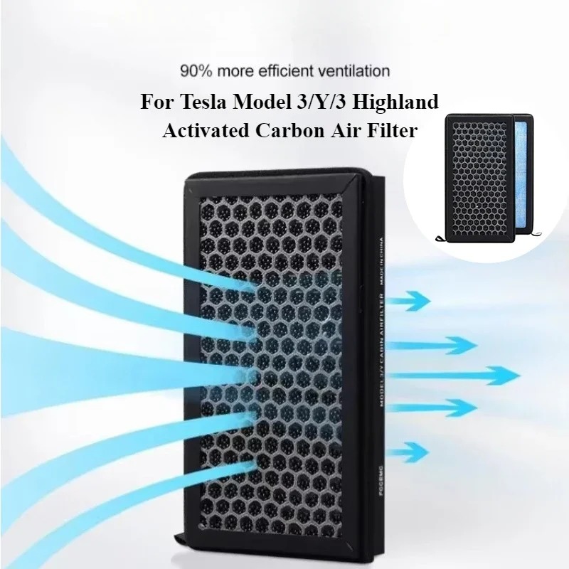 Для Tesla Model 3/Y/3 Highland – обзор и цена Filter Replacement N95