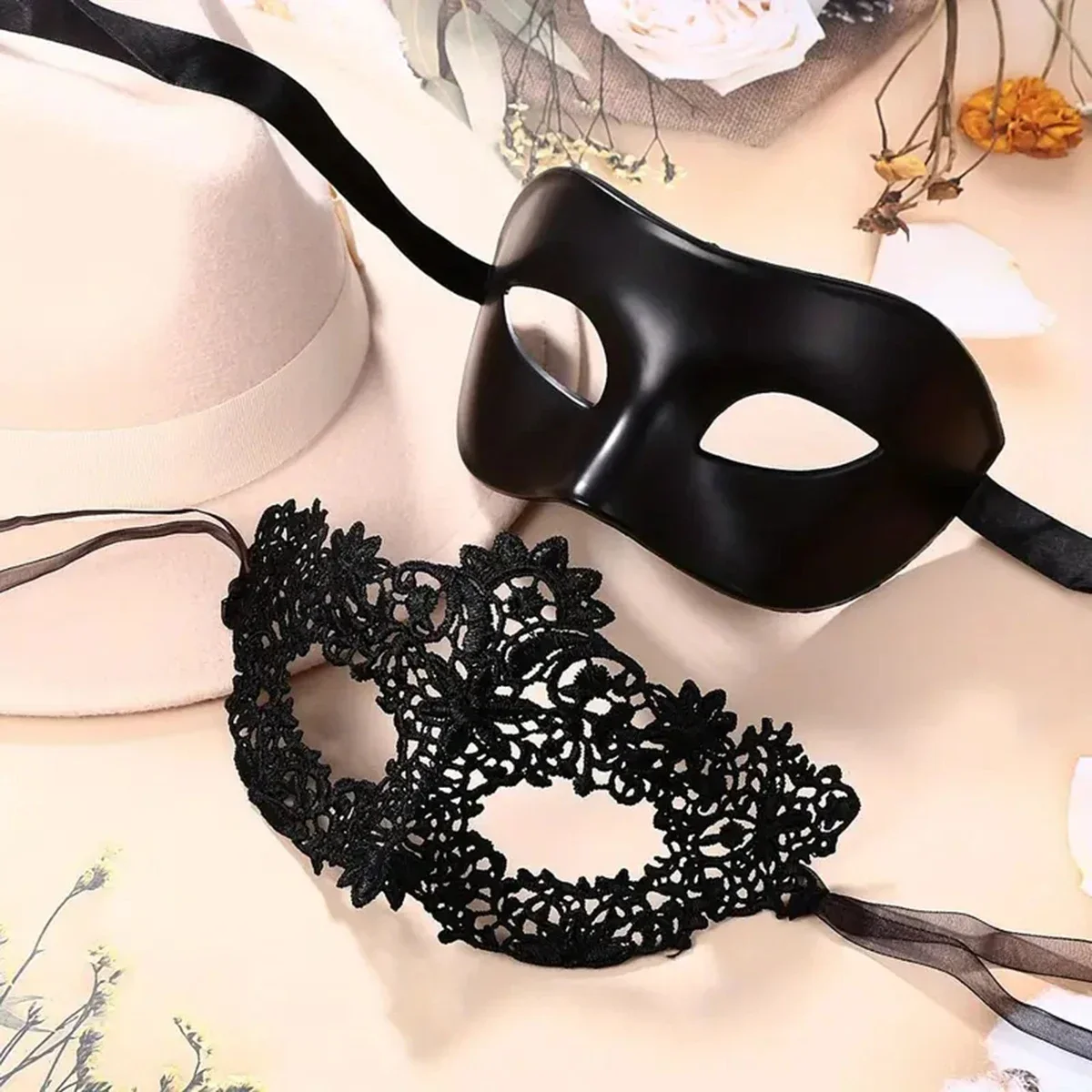 Элегантный набор маскарадных м – обзор и цена Black Face Mask Pack