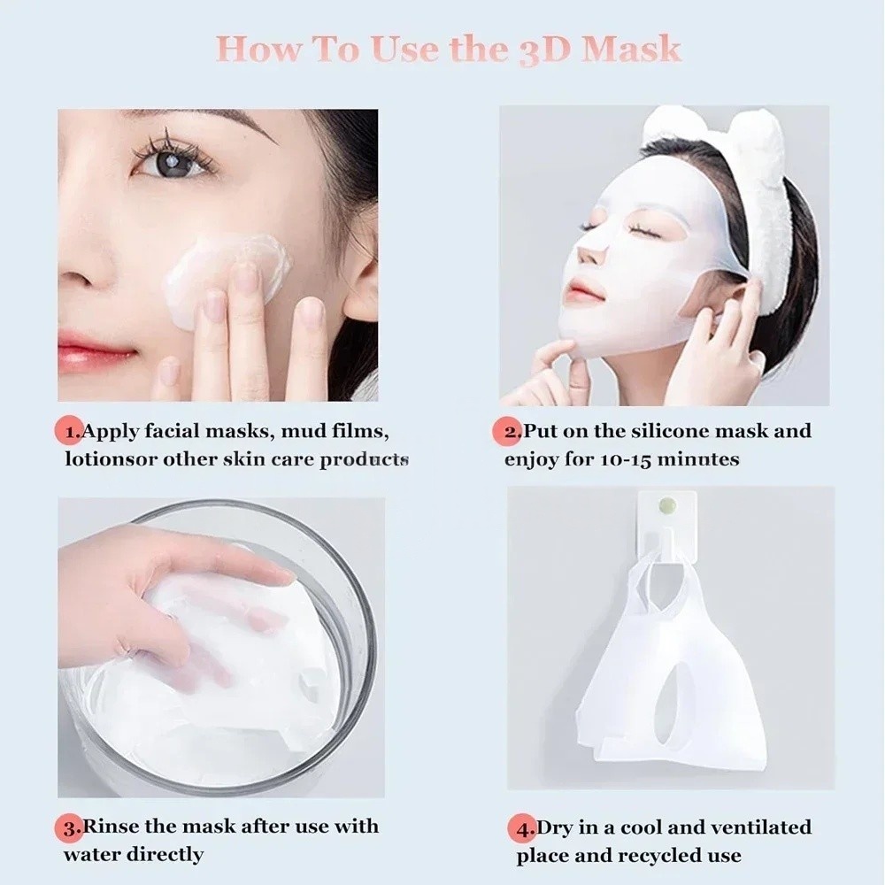 1/2 шт. 3D многоразовый разгла – обзор и цена Silicone Mask Bracket